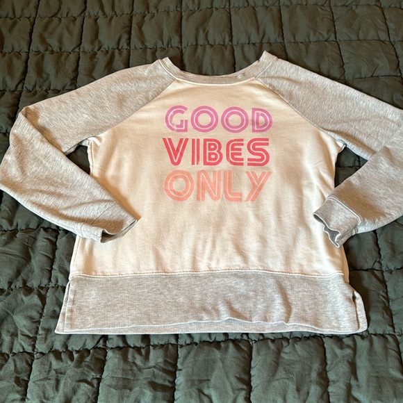 Grayson Threads Good Vibes Only Sweatshirt Large - Picture 1 of 9